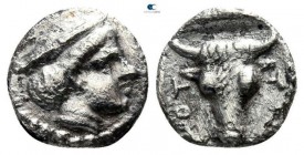 Macedon. Bottiaiai (Kalindoia) circa 422-370 BC. Obol AR