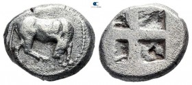 Macedon. Dikaia circa 450-420 BC. Tetrobol AR
