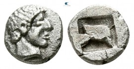 Macedon. Scione 480-453 BC. Hemiobol AR