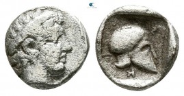 Macedon. Scione 470-454 BC. Hemiobol AR