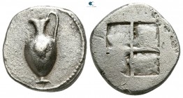 Macedon. Terone circa 490-480 BC. Tetrobol AR
