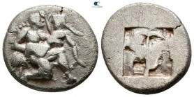Islands off Thrace. Thasos 510-480 BC. Drachm AR