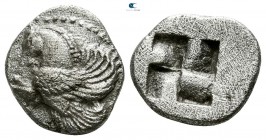 Thraco Macedonian Region. Uncertain mint circa 480-450 BC. Diobol AR (?)