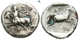 Thessaly. Larissa 450-420 BC. Foureé Drachm AR