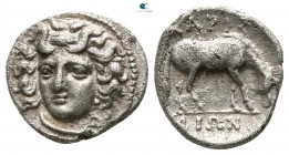 Thessaly. Larissa circa 344-337 BC. Obol AR