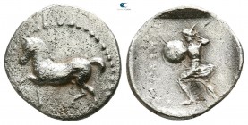Thessaly. Pelinna circa 425-350 BC. Obol AR