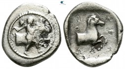 Thessaly. Pharkadon circa 440-400 BC. Hemidrachm AR
