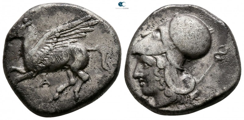 Akarnania. Uncertain mint or Epeiros, Ambrakia circa 435-380 BC. 
Stater AR

...