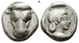 Phokis. Federal Coinage circa 490-485 BC. Triobol-Hemidrachm AR