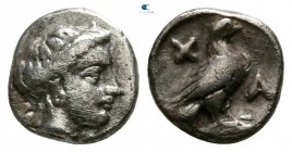 Euboea. Chalkis circa 338-308 BC. Obol AR