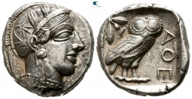 Attica. Athens circa 449-404 BC. Tetradrachm AR