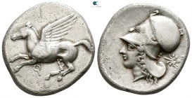 Corinthia. Corinth 400-375 BC. Stater AR