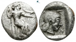 Arkadia. Arkadian League. Kleitor circa 470-465 BC. Hemidrachm AR