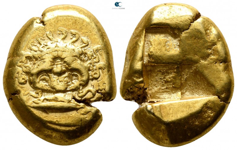 Mysia. Kyzikos circa 550-450 BC. 
Stater EL

20mm., 15,98g.

Facing gorgone...