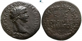 Claudius AD 41-54. Struck circa AD 50-54. Rome. Sestertius Æ