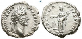 Antoninus Pius AD 138-161. Struck AD 158-159. Rome. Denarius AR