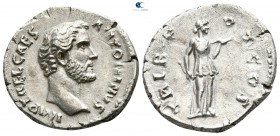 Antoninus Pius, as Caesar AD 138. Rome. Denarius AR