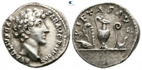 Marcus Aurelius as Caesar AD 139-161. Struck AD 140-144. Rome. Denarius AR