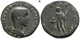 Herennius Etruscus, as Caesar AD 249-251. Struck AD 250-251. Rome. Sestertius Æ