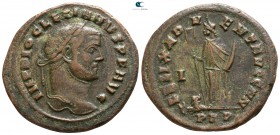 Diocletian AD 284-305. Carthage. Follis Æ