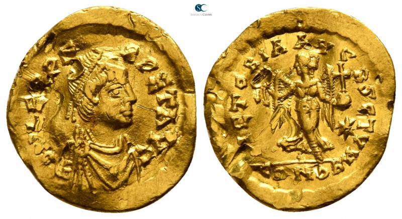 Leo I AD 457-474. Contemporary imitation (?). Constantinople
Tremissis AV

13...