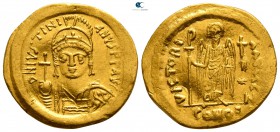 Justinian I AD 527-565. Constantinople. 7th officina. Solidus AV