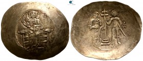John II Comnenus AD 1118-1143. Constantinople. Aspron Trachy EL
