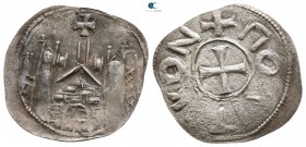 AD 1320-1350. Anonymous ''Politikon'' coinage. Constantinople. Tornese BI
