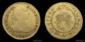 Lima. Carlos III. 1 Escudo 1783 MI. KM79