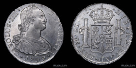 Lima. Carlos IV. 8 Reales 1799 IJ. KM97