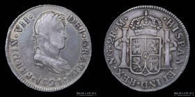 Guatemala. Fernando VII. 2 Reales 1821 M. KM67