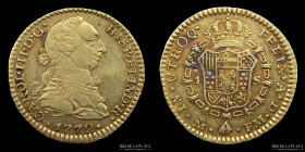 Mexico. Carlos III. 1 Escudo 1772 FM. KM118
