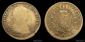 Mexico. Carlos III. 1 Escudo 1781 FM. KM118