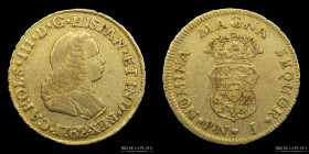 Popayan Carlos III. 1 Escudo 1762 J. KM35