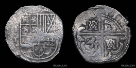 Potosi. Felipe IV. 8 Reales 1621-1648 T. Macuquina. CJ 13