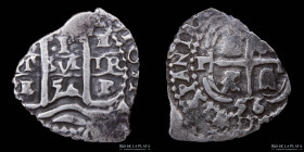 Potosi. Felipe IV. 1 Real 1656 E. Macuquina. CJ 26.4.1