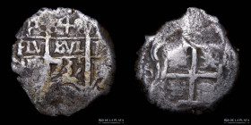 Potosi. Felipe V. 4 Reales 1732 M. Macuquina. CJ 44.5.1