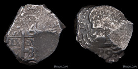 Potosi. Felipe V. 4 Reales 1739 M. Macuquina. CJ 44.12
