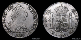 Potosi. Carlos III. 8 Reales 1789 PR. CJ 63.18