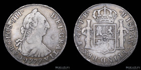 Potosi. Carlos III. 4 Reales 1779/7 PR. CJ 64.8.2