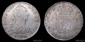 Potosi. Carlos III. 4 Reales 1784/3 PR. CJ 64.13.2