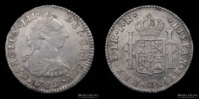 Potosi. Carlos III. 1 Real 1782 PR. CJ 66.11.2