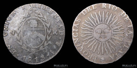Provincias Unidas. 4 Reales 1813 J. CJ 7.1.3