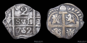 Argentina. Tucuman. 2 Reales 752. CJ 1.1