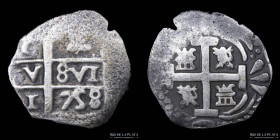 Argentina. Tucuman. 2 Reales 758. CJ 12