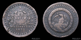 Argentina. Buenos Aires. 10 Decimos 1830. CJ 8