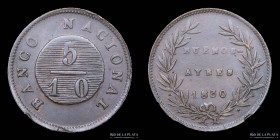 Argentina. Buenos Aires. 5 Decimos 1830 CJ 11