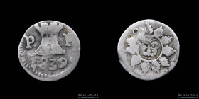 Argentina. Cordoba. 1/4 Real 1839. CJ 6.1.26