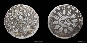 Argentina. Cordoba. 1 Real 1843. CJ 43.5.1