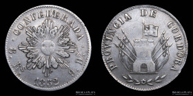 Argentina. Cordoba. 8 Reales 1852. CJ 63.1.3